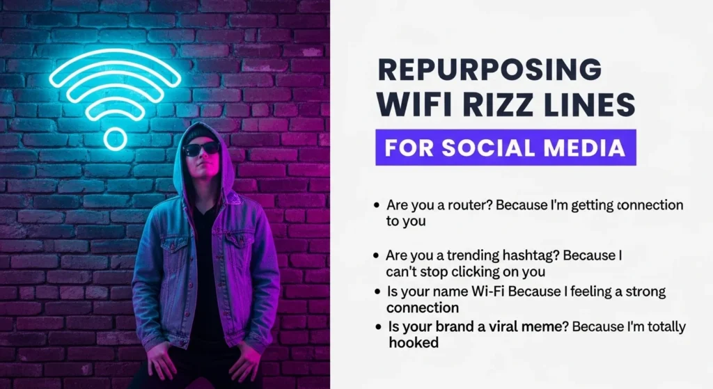How to Repurpose WiFi Rizz Lines for Social Media