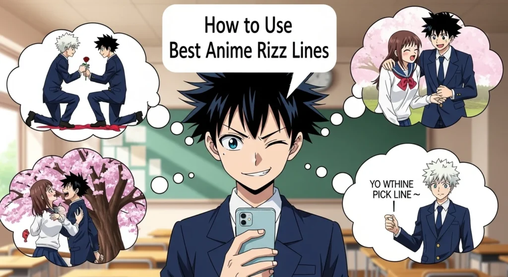 How to Use Best Anime Rizz Lines