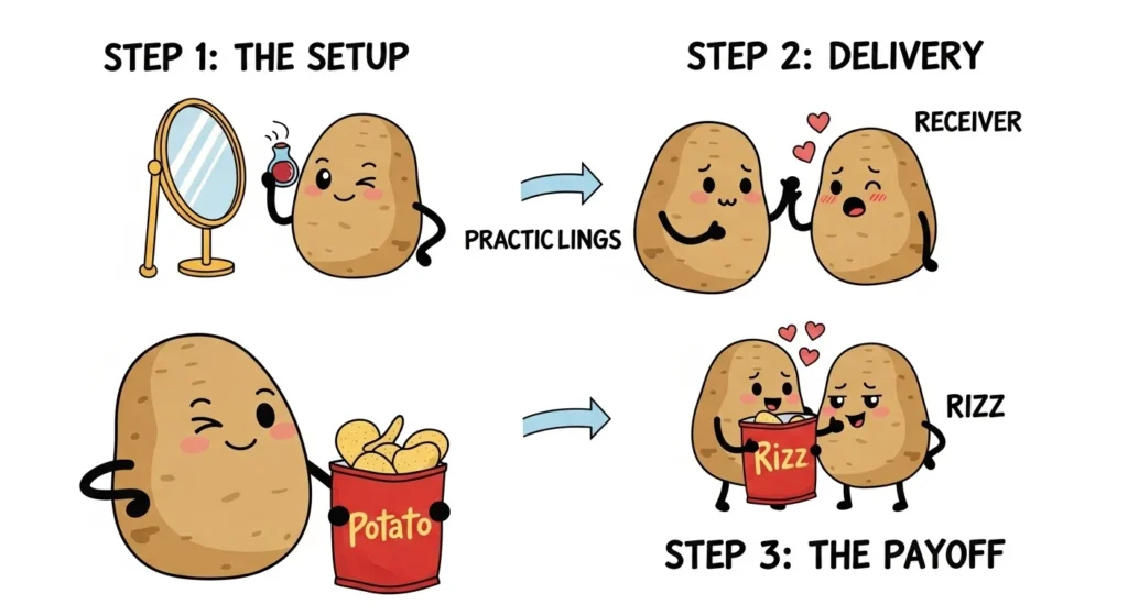 How to Use Potato Rizz Lines