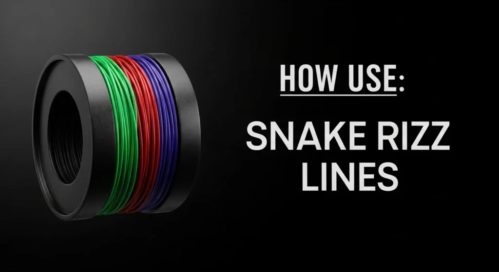 How to Use Snake Rizz Lines