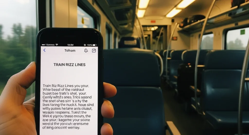 🚆 How to Use Train Rizz Lines