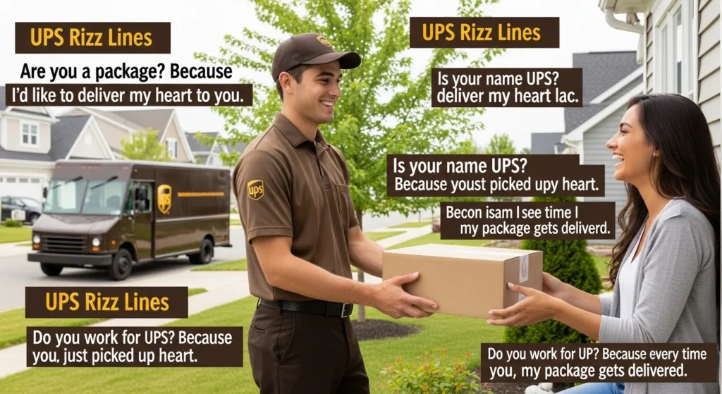 How to Use UPS Rizz Lines