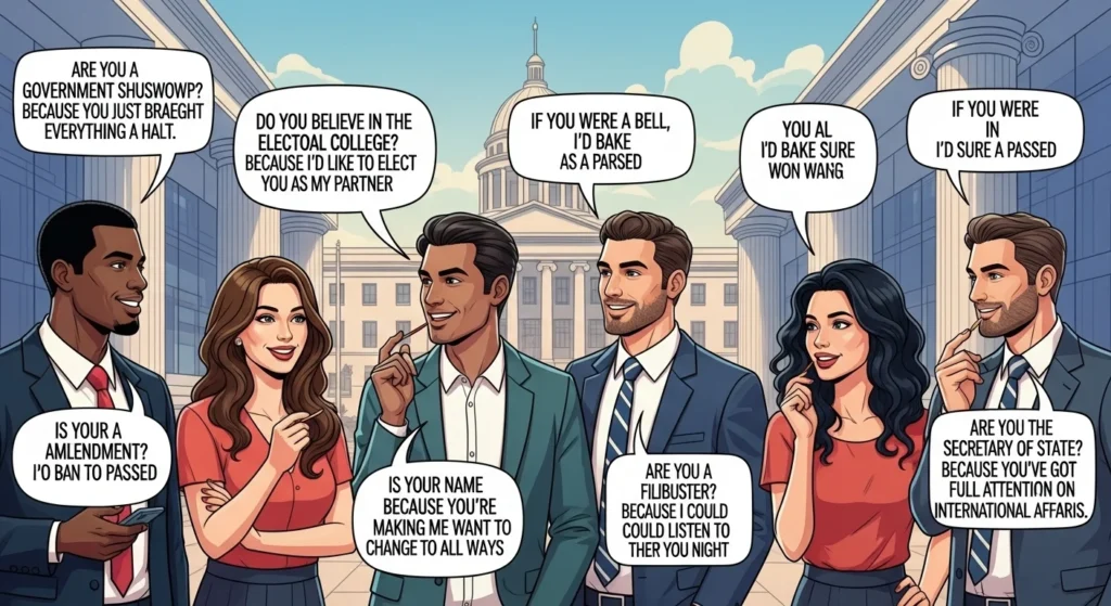 Intelligent Government Pick Up Lines for Smart Flirting