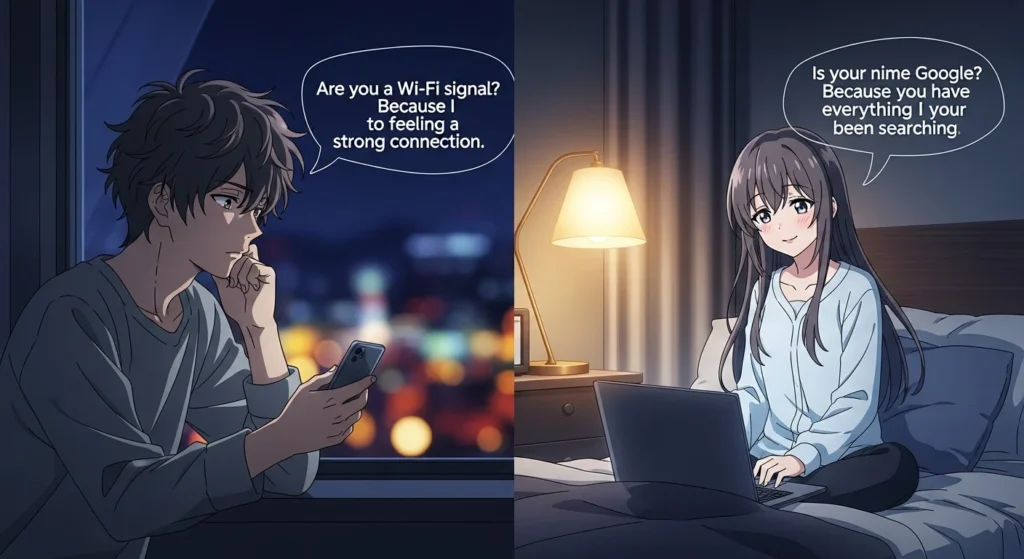 Late-Night Anime Rizz Lines for Midnight Chats