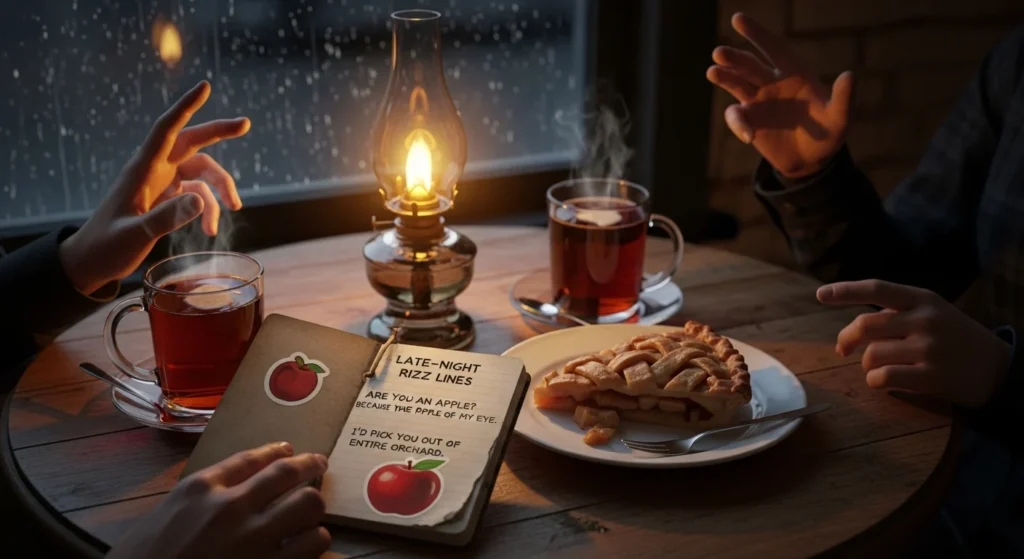 🌙 Late-Night Apple Rizz Lines for Cozy Vibes
