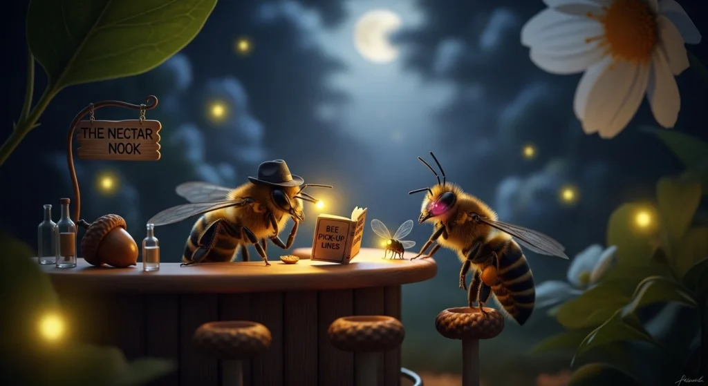 🐝 Late-Night Bee Pick Up Lines 🌙