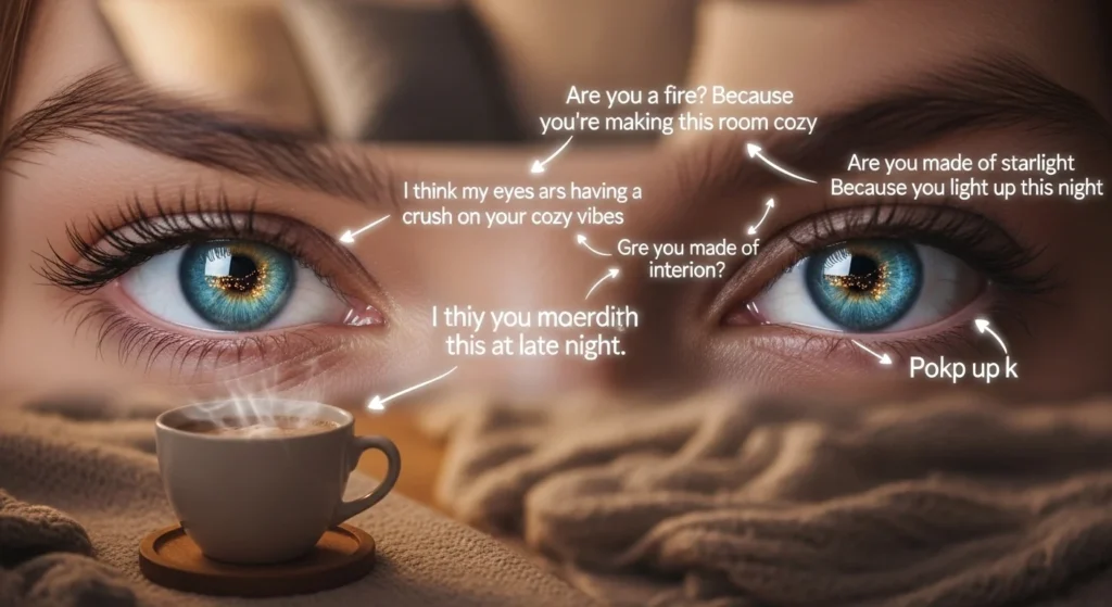 🌙 Late-Night Blue Eyes Pick Up Lines for Cozy Vibes