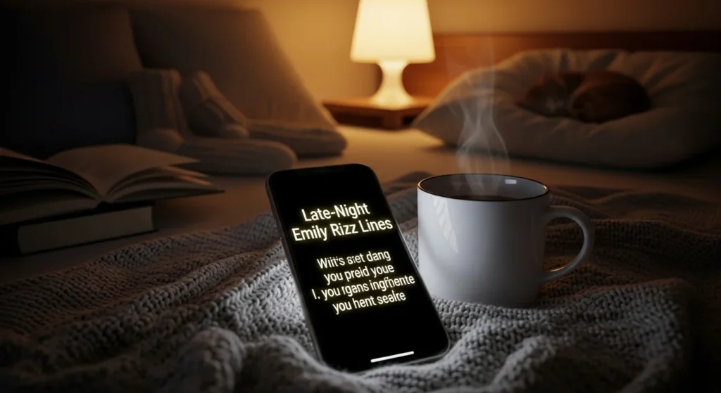 🌙 Late-Night Emily Rizz Lines for Cozy Vibes