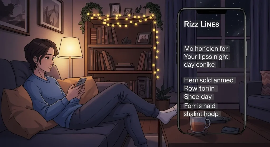 🌙 Late-Night Model Rizz Lines for Cozy Vibes