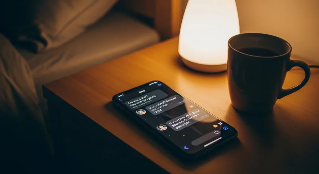 Late-Night Rhyming Rizz Lines for Midnight Chats