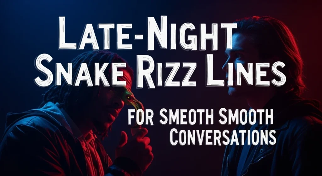 🌙 Late-Night Snake Rizz Lines for Smooth Conversations