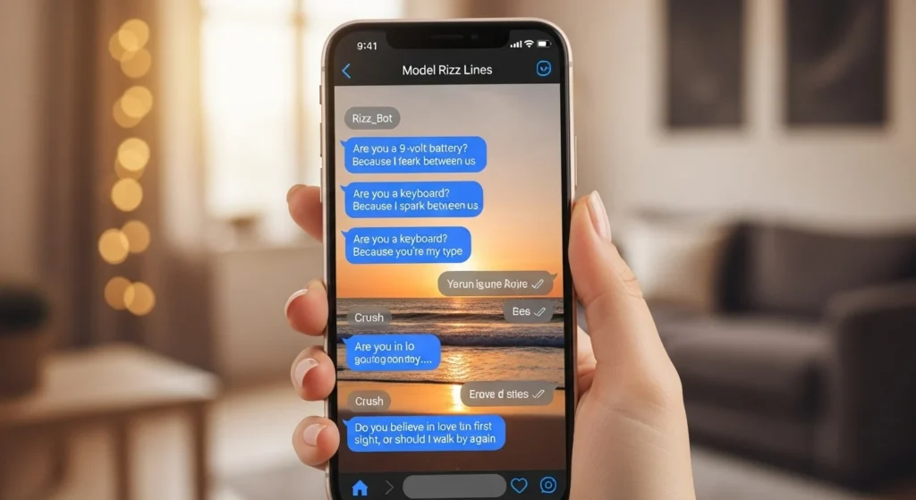 💬 Model Rizz Lines for Texting Your Crush