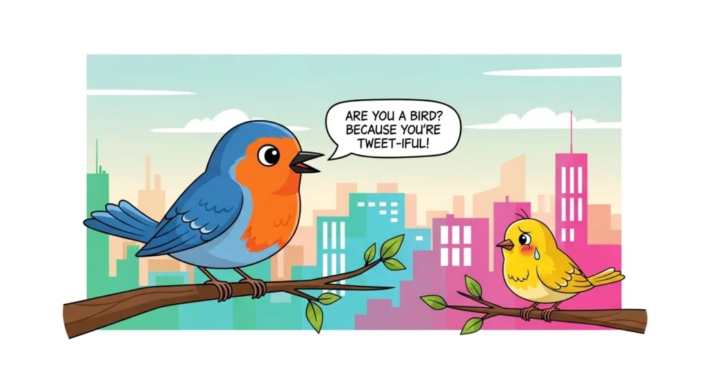 Modern Bird Pick Up Lines