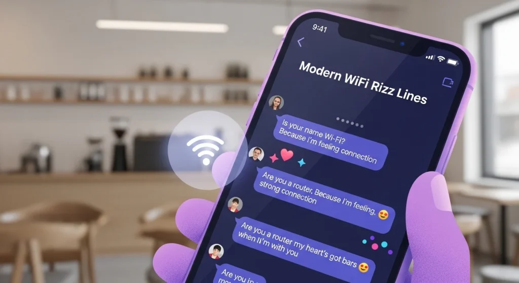 Modern WiFi Rizz Lines (Gen Z, Trendy, Online-Native)