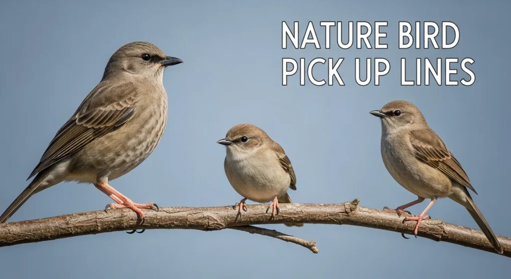 🌍 Nature-Inspired Bird Pick Up Lines