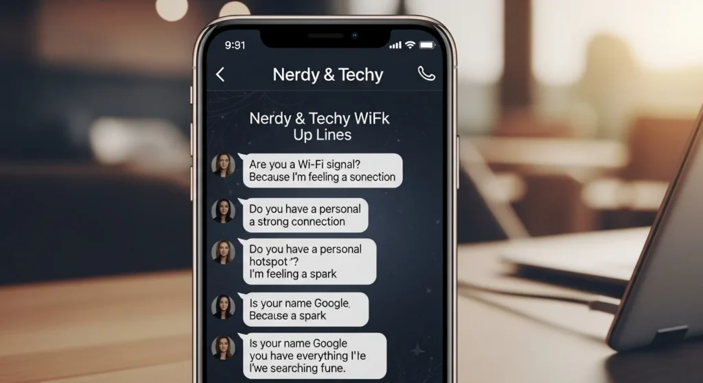 🧠 Nerdy & Techy WiFi Pick Up Lines