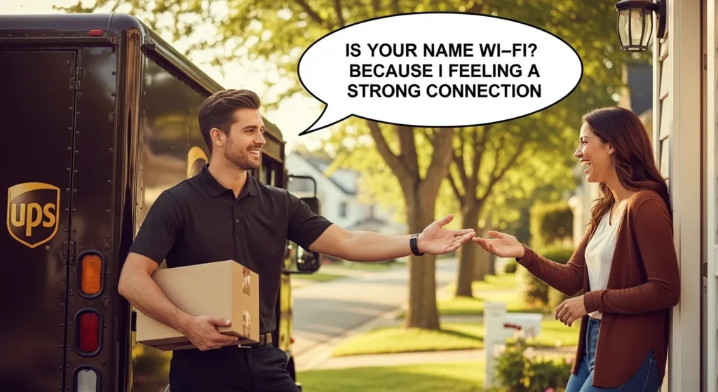 Next-Level Creative UPS Rizz Lines