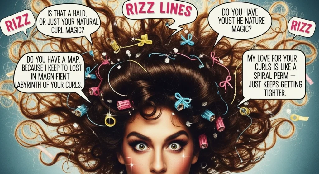 Over-the-Top Dramatic Curly Hair Rizz Lines 😂
