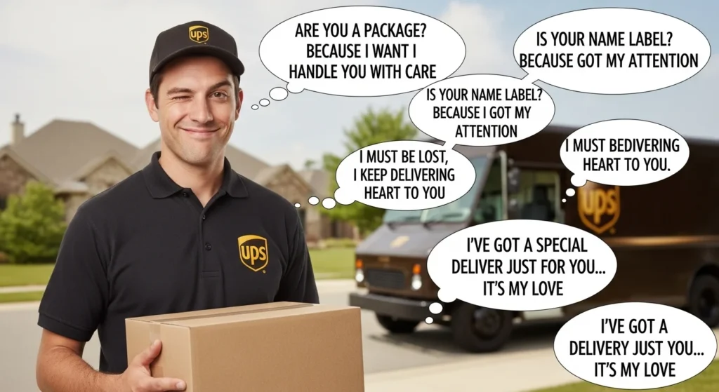 Package & Shipping Inspired UPS Rizz Lines