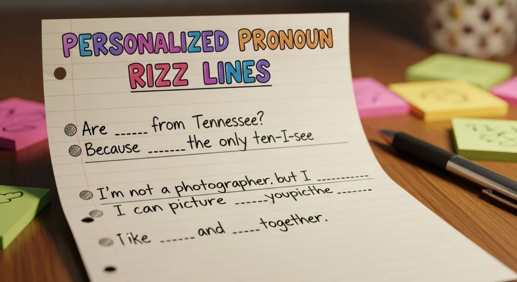 Personalized Pronoun Rizz Lines (Make It About Them)