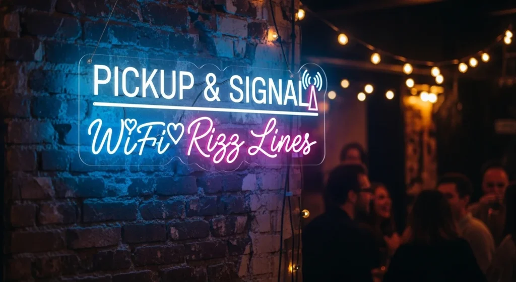 Pickup & Signal Double Meaning WiFi Rizz Lines
