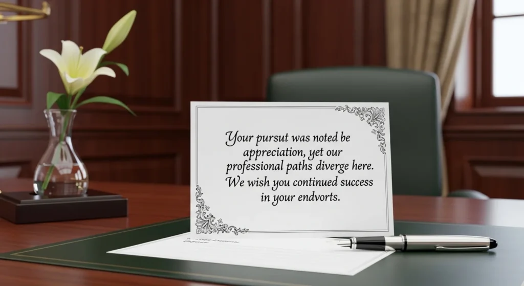 💼 Professional & Classy Rejection Rizz Lines