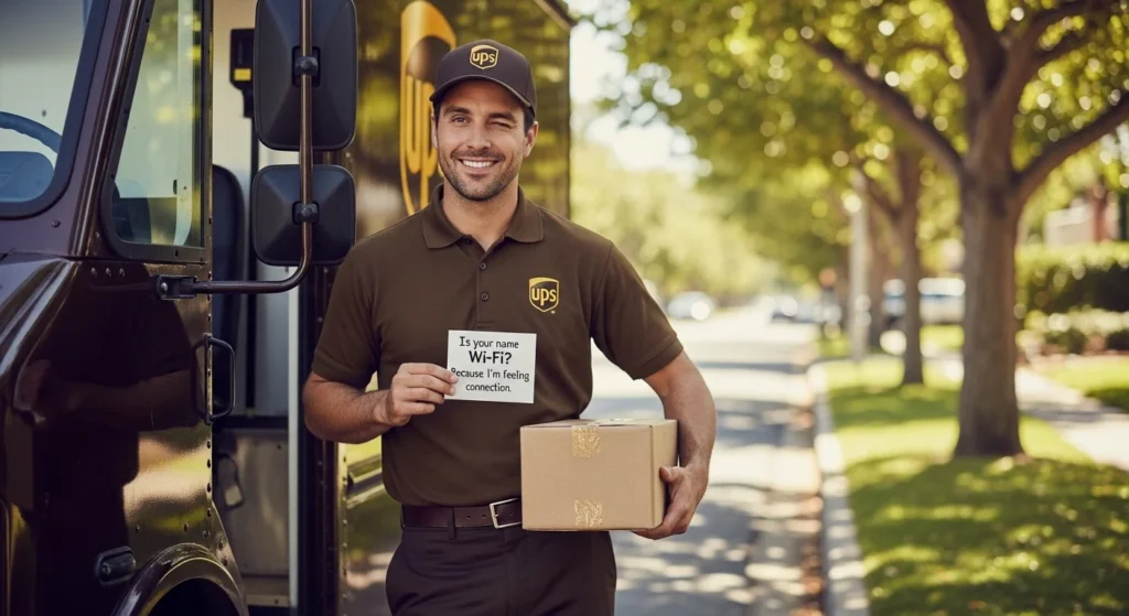 Professional Yet Flirty UPS Rizz Lines