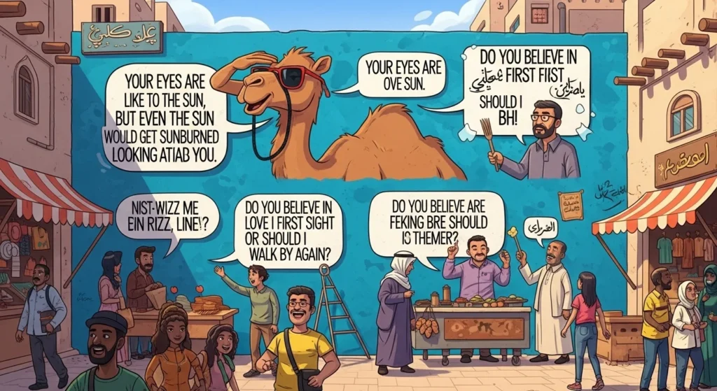 Repurposing Arab Rizz Lines