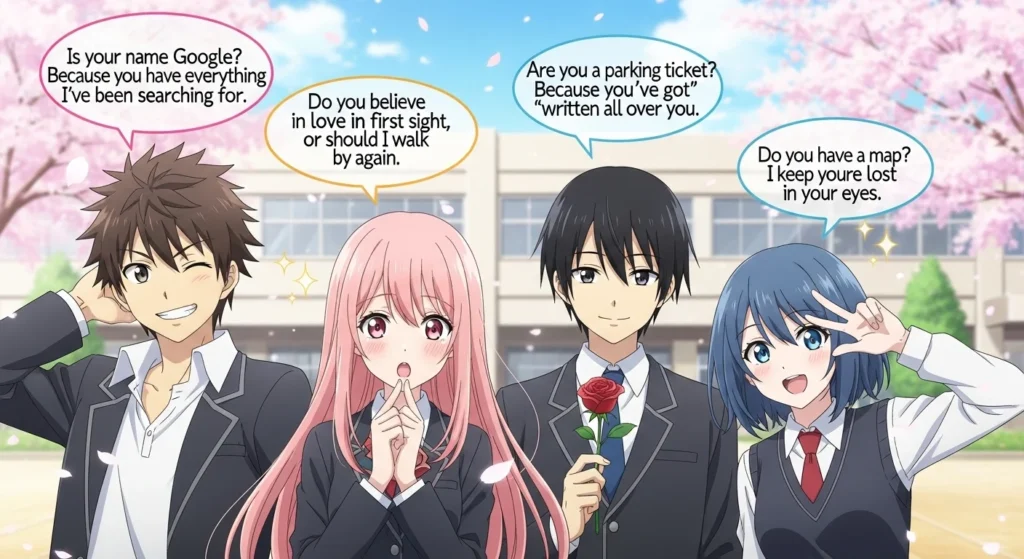 Romantic Anime Rizz Lines to Melt Hearts