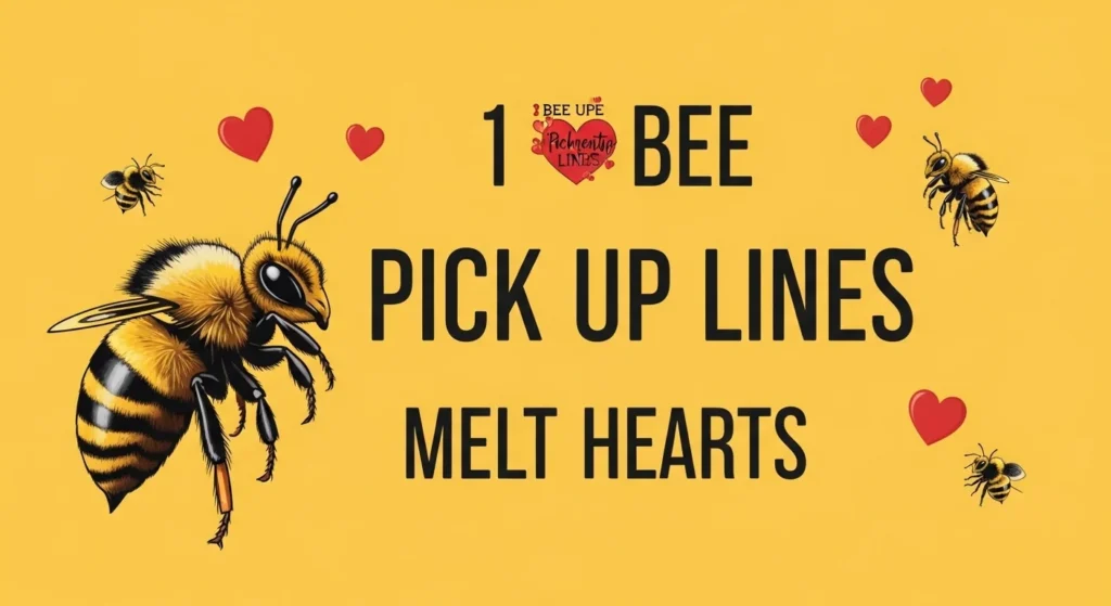 🐝 Romantic Bee Pick Up Lines to Melt Hearts