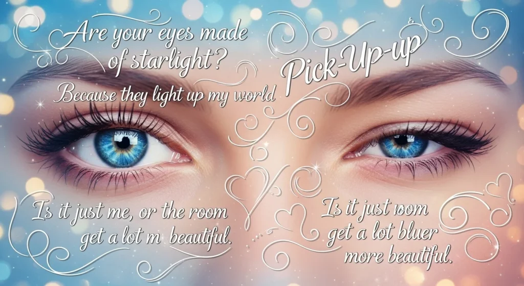 💖 Romantic Blue Eyes Pick Up Lines to Melt Hearts