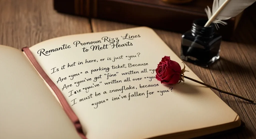 Romantic Pronoun Rizz Lines to Melt Hearts