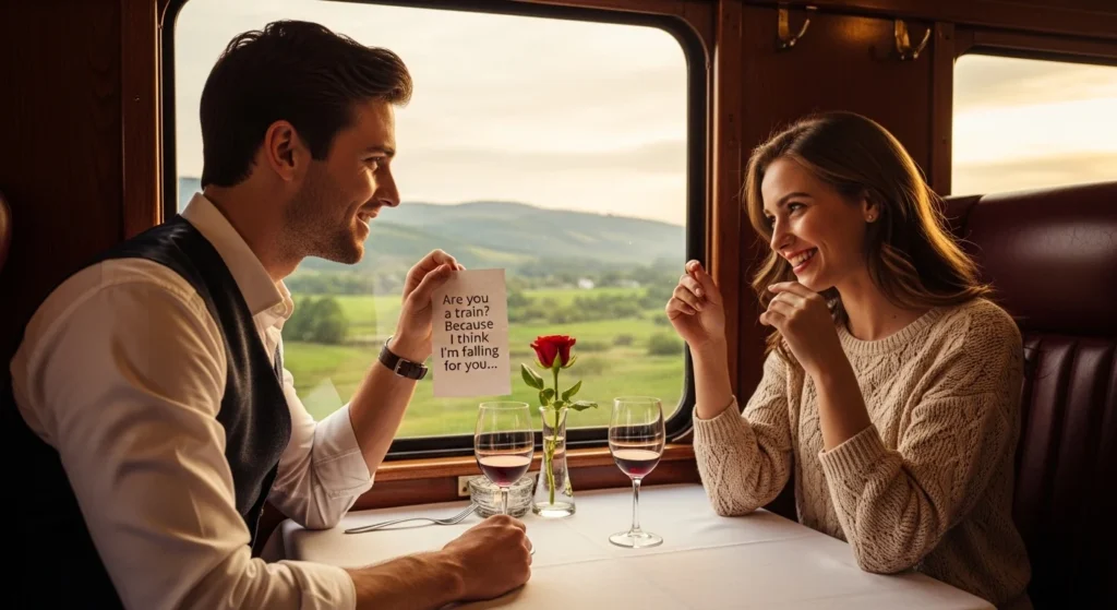 Romantic Train Rizz Lines