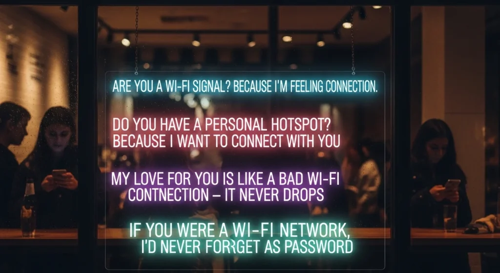 ⚡ Romantic WiFi Pick Up Lines to Steal Hearts