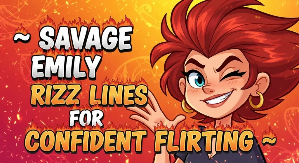 🔥 Savage Emily Rizz Lines for Confident Flirting