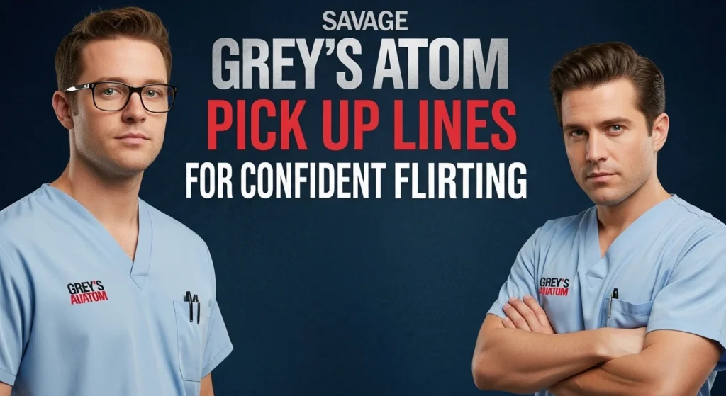 🔥 Savage Grey’s Anatomy Pick Up Lines for Confident Flirting