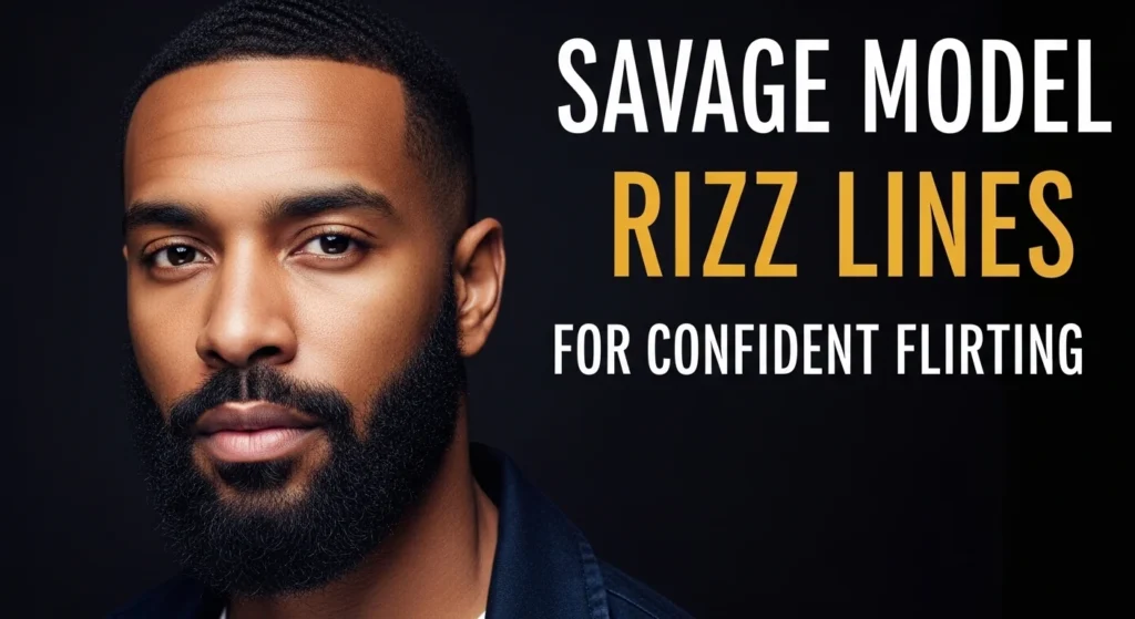 🔥 Savage Model Rizz Lines for Confident Flirting