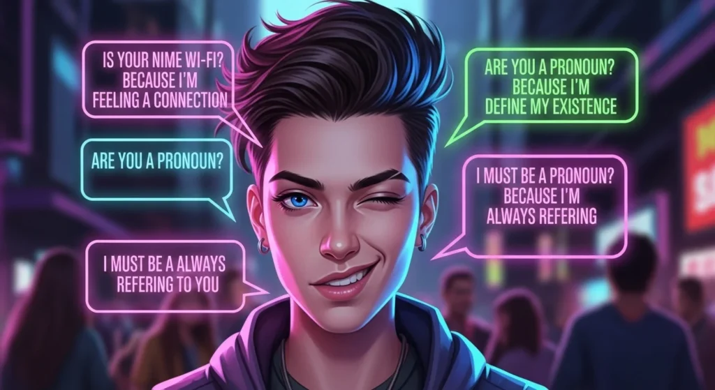 Savage Pronoun Rizz Lines for Confident Flirting