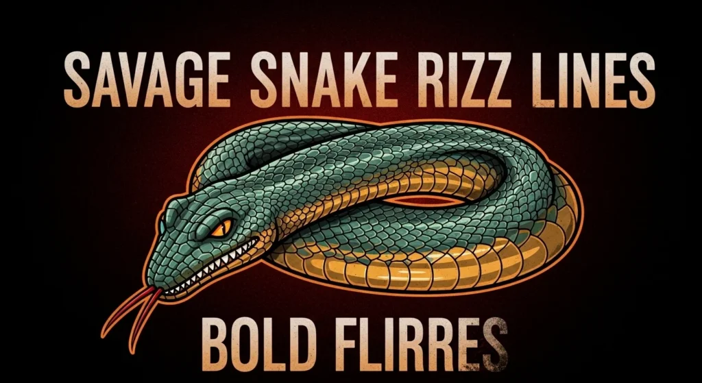 😈 Savage Snake Rizz Lines for Bold Flirting