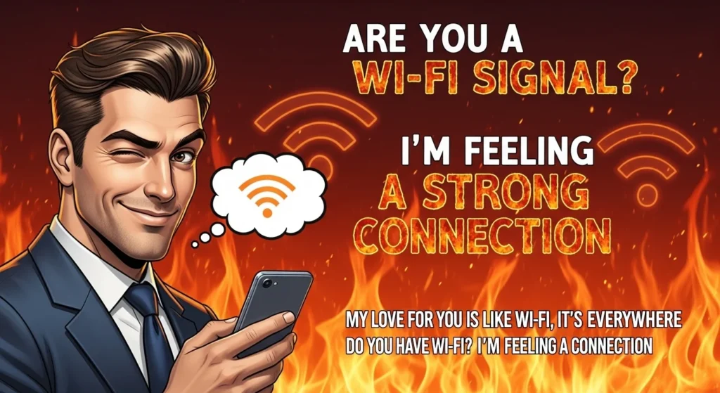 🔥 Savage WiFi Pick Up Lines for Confident Flirting
