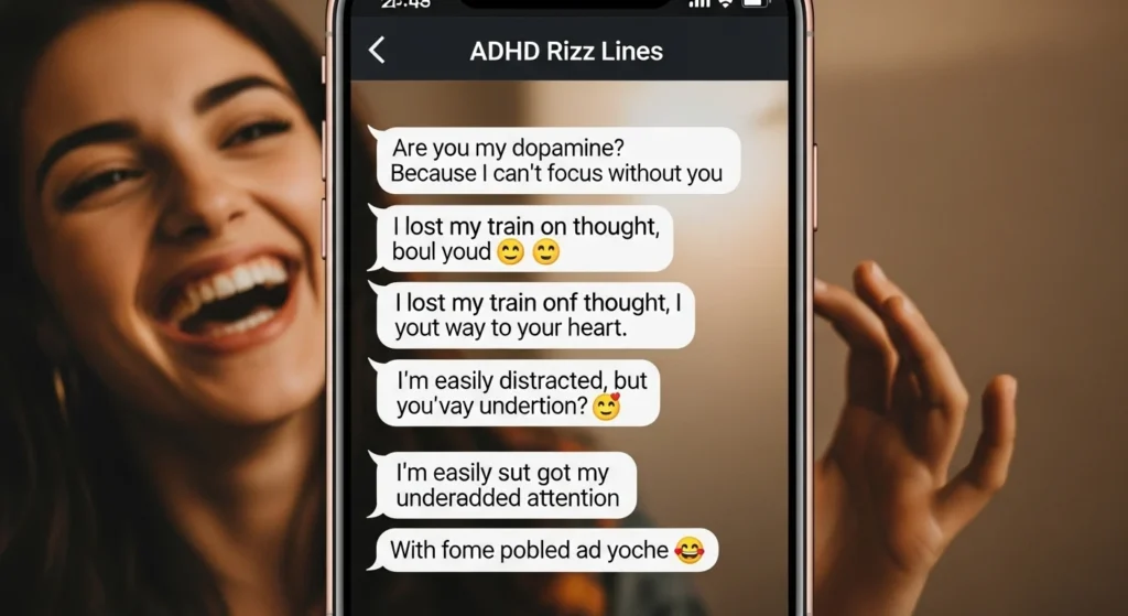 Short & Snappy ADHD Rizz Lines for Quick Texts
