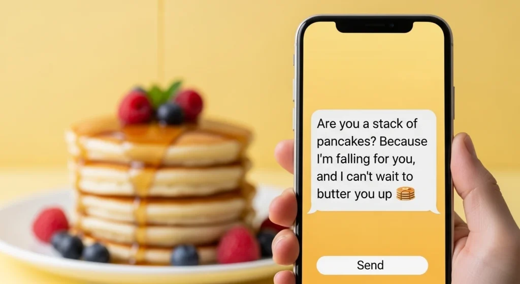 ⚡ Short & Snappy Pancakes Rizz Lines for Quick Texts