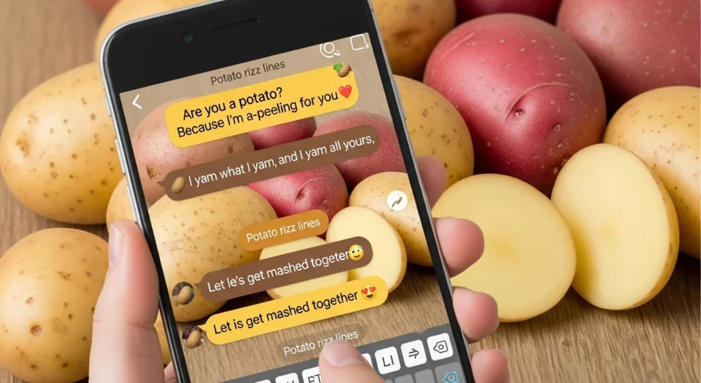 ⚡ Short & Snappy Potato Rizz Lines for Quick Texts