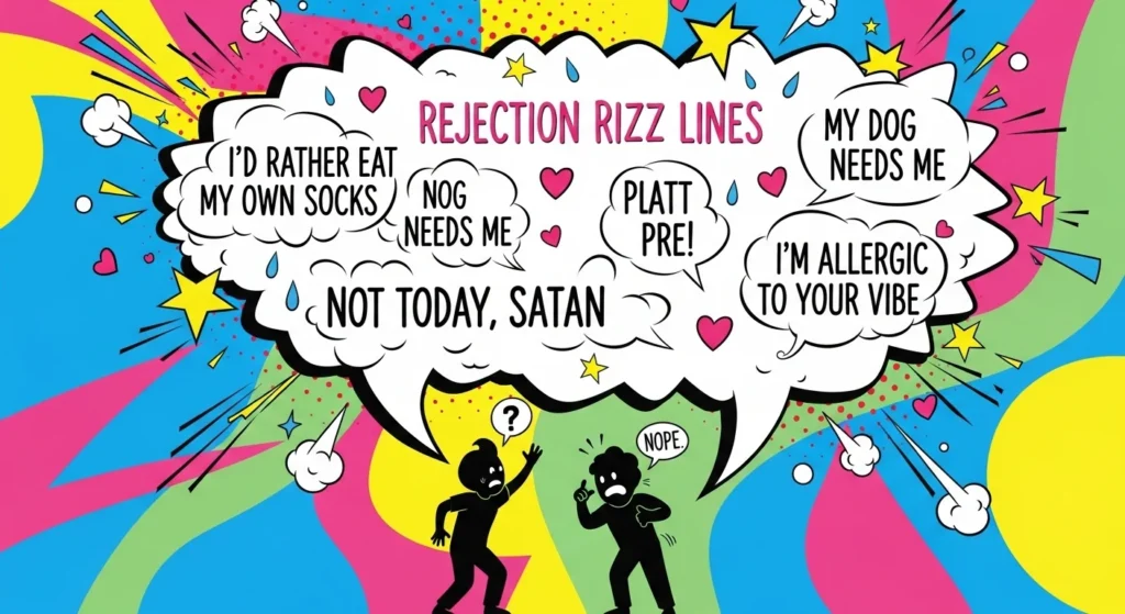 ✨ Short & Snappy Rejection Rizz Lines