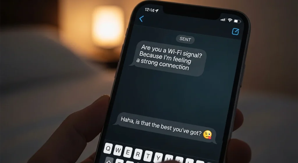 Short & Snappy WiFi Rizz Lines for Quick Texts