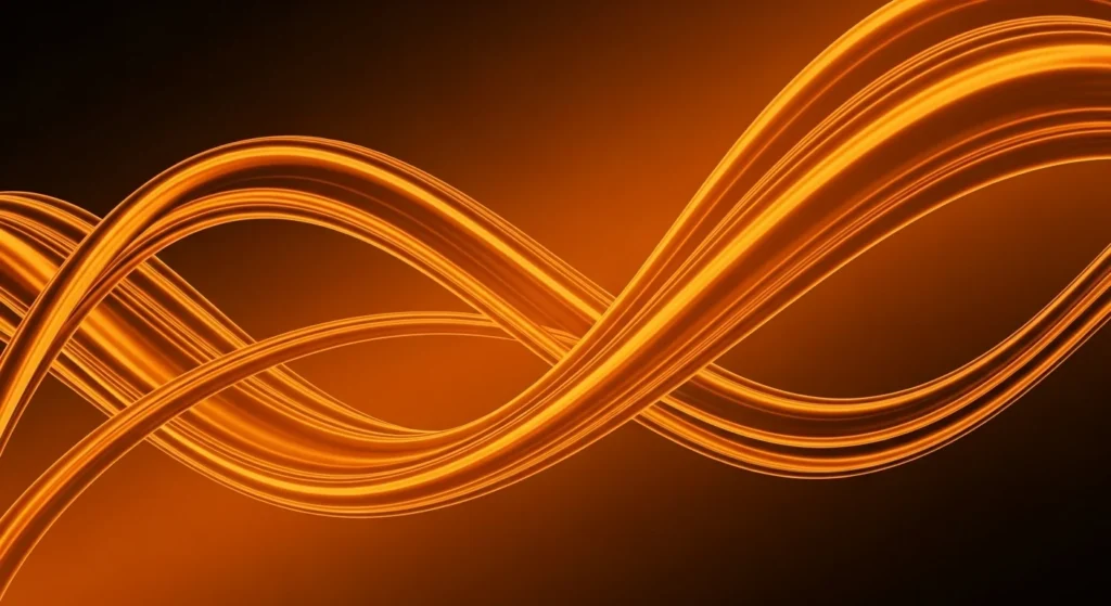 Smooth Orange Rizz Lines