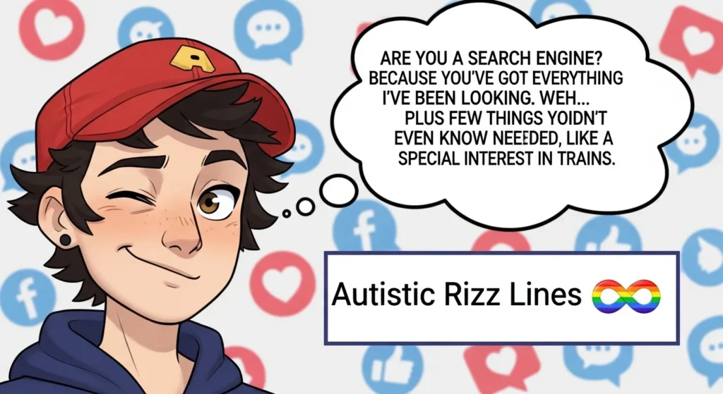 Social Media Autistic Rizz Lines