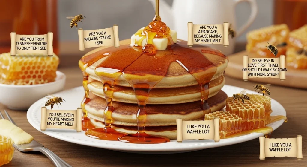 🍯 Sweet & Syrupy Pancakes Rizz Lines for Your Crush