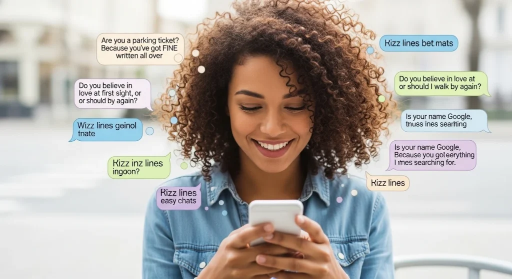 Texting Curly Hair Rizz Lines for Easy Chats