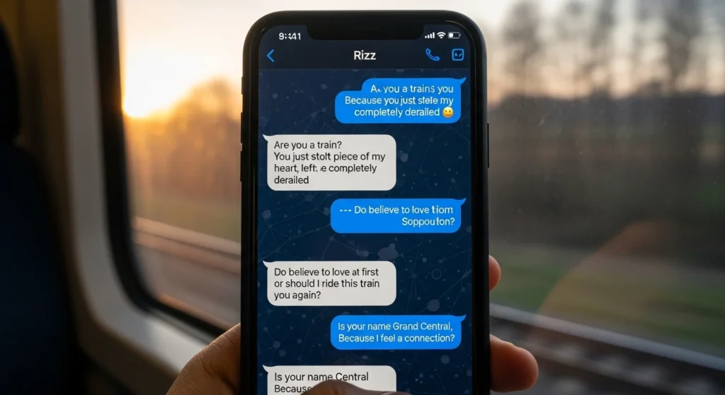 💬 Texting-Only Train Rizz Lines